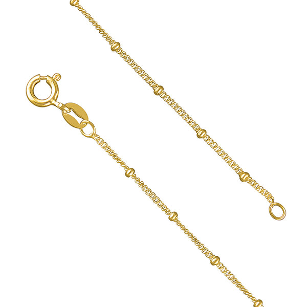 Satellite Curb Chain - Gold